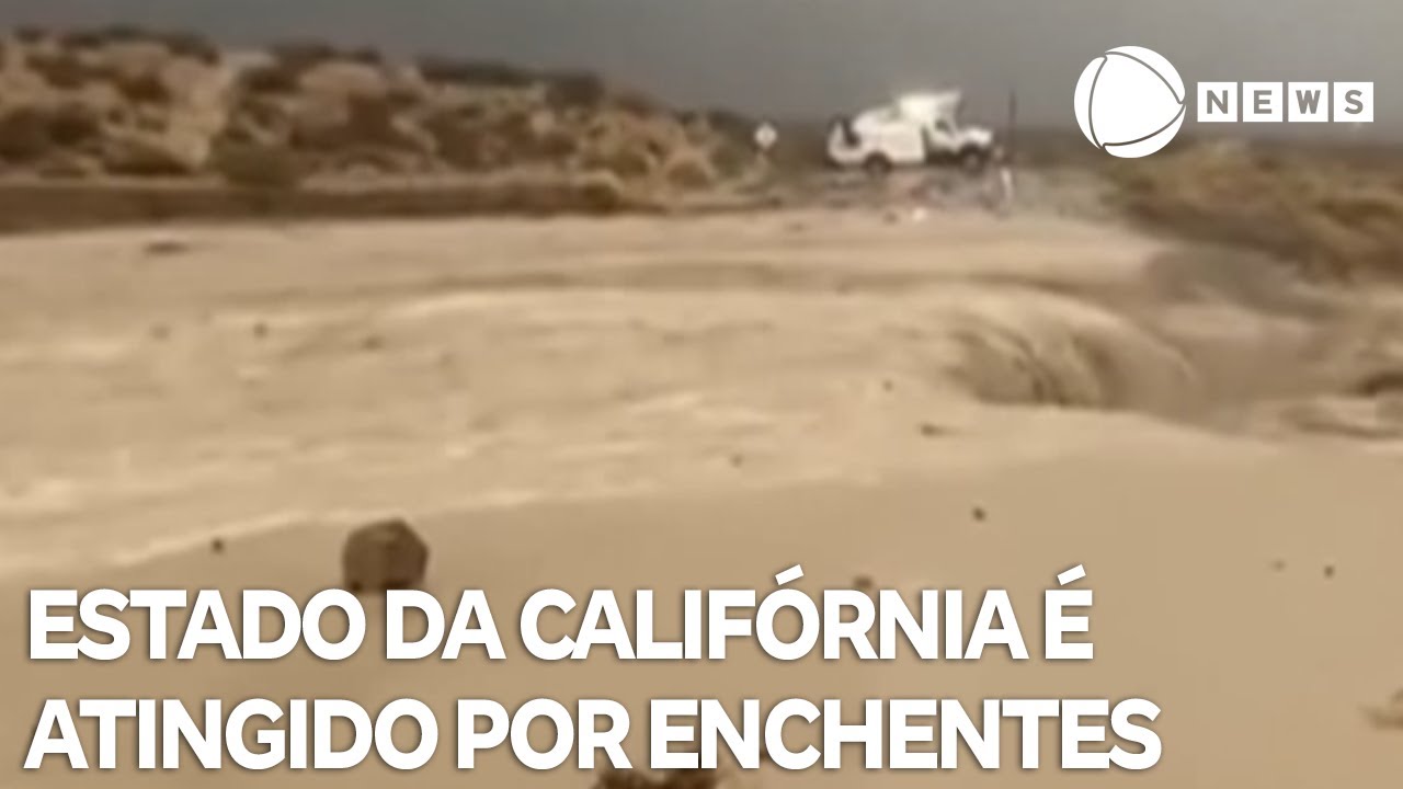 EUA: estado da Califórnia é atingido por enchentes