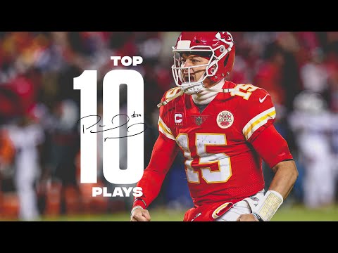 Patrick Mahomes' Top 10 Plays from the 2021 Season video clip