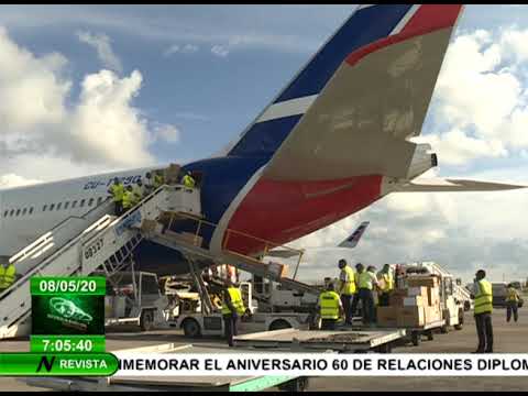 Tripulación de Cubana de Aviación trasladó donativo desde China para enfrentamiento a la COVID-19