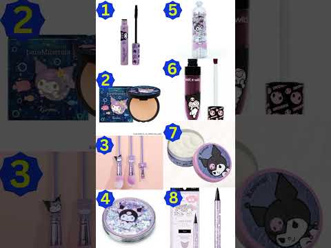 KuromiMakeup #sanrio #quiz #wouldyourather #kuromi #games #makeup #beauty #collection #lipstick #fyp