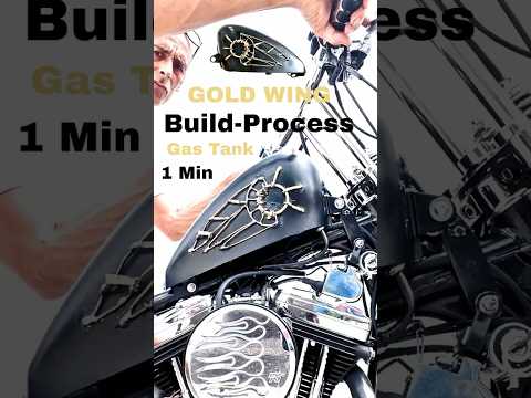 Harley Davidson - Gold Wing - Gas Tank - Build - Process - Chopper - 1200cc - Ride On
