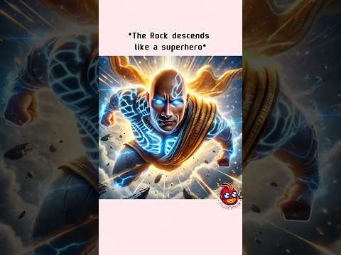 When The Rock superhero destroys zombie city 🧟🌆 #brainrot #memes #aivideo #superhero #funny