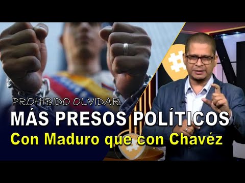 Con Maduro hay más presos políticos que cuando Chávez