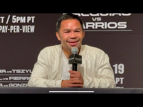 MANNY PACQUIAO TALKS FLOYD MAYWEATHER REMATCH AFTER CONTROVERSIAL DRAW WITH MARIO BARRIOS