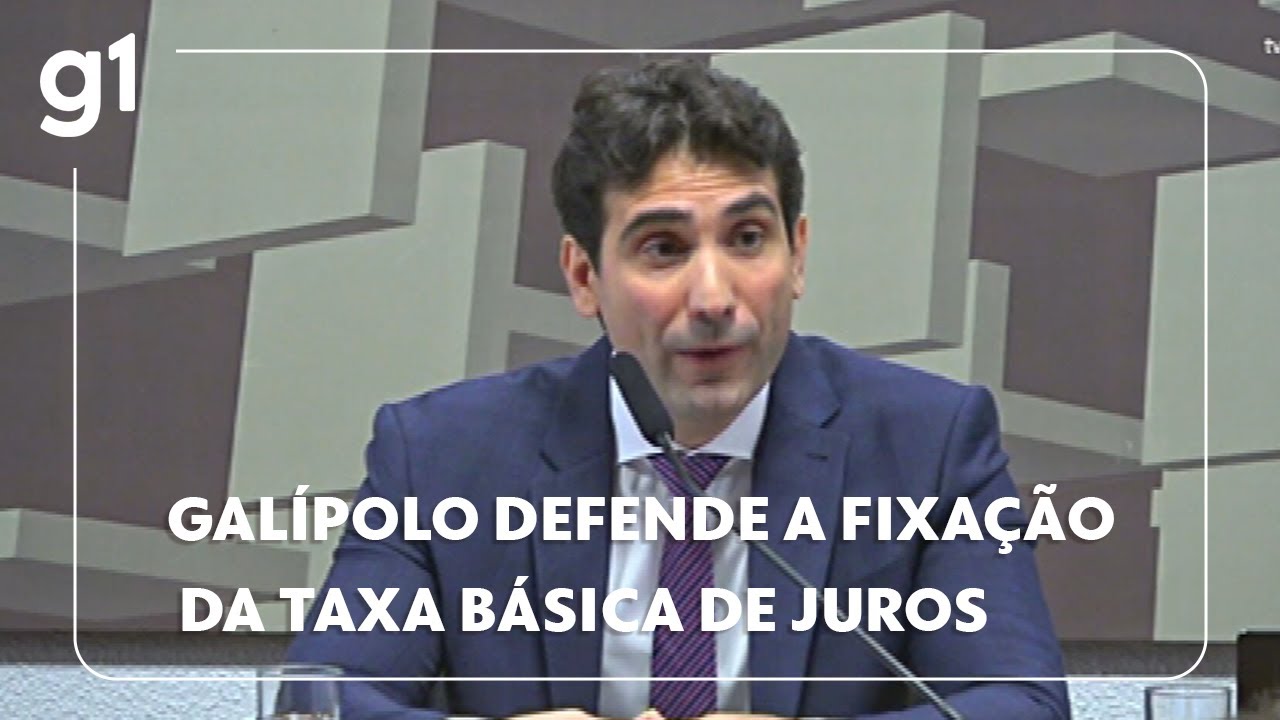 Presidente do Banco Central Gabriel Galípolo defende a fixação da taxa básica de juros