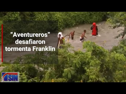 “Aventureros” desafiaron tormenta Franklin