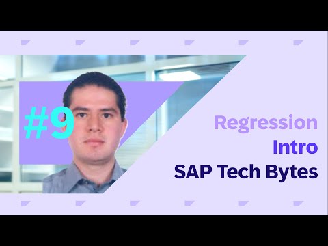 SAP BTP AI Best Practices #9: Regression Intro