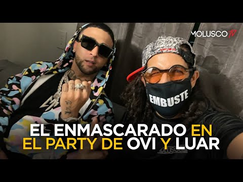 El Enmascarado estuvo en El Party de Luar La L donde estuvo hasta OVI