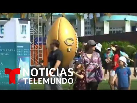 Los latinos, comunidad que inyecta entusiasmo y ganancias al Super Bowl 2020 | Noticias Telemundo