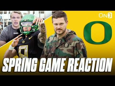 Oregon Ducks Spring Game Reaction | Dillon Gabriel, Dante Moore Get ...