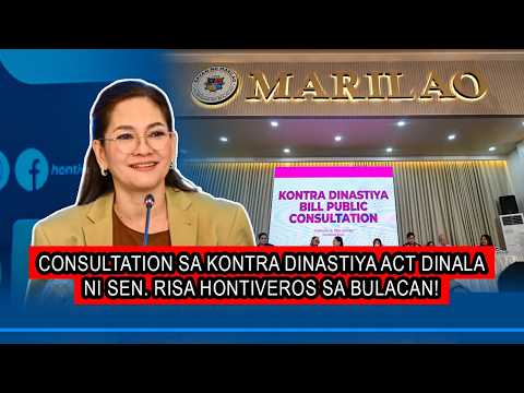 CONSULTATION SA KONTRA DINASTIYA ACT DINALA NI SEN. RISA HONTIVEROS SA BULACAN!