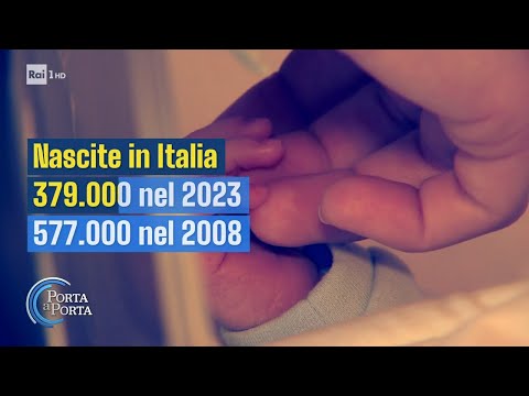 Perchè in Italia nascono pochi bambini? - Porta a porta 03/04/2024