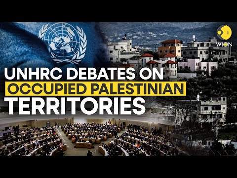 UN LIVE: UNHRC Debates On Occupied Palestinian Territories | Israel Hamas | Gaza Ceasefire | WION