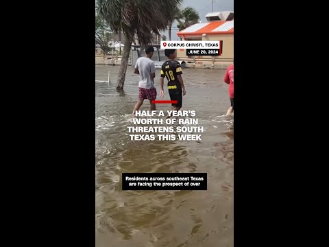 Half a year's worth of rain threatens South Texas this week