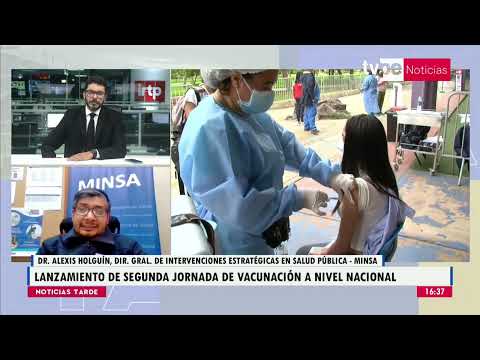 Noticias Tarde | Dr. Alexis Holguín, director general de intervenciones estratégicas del Minsa