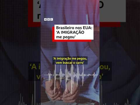 O brasileiro preso em blitz anti-imigração de Trump #bbcnewsbrasil