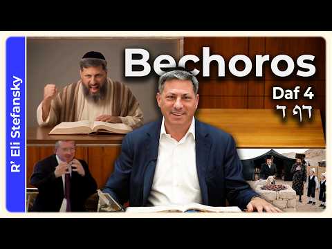 Daf Yomi Bechoros Daf 4 by R' Eli Stefansky