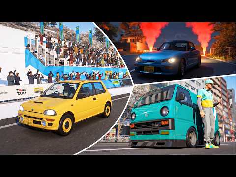 Nissan Be-1, Honda Acty and Honda Beat - Forza Horizon 6