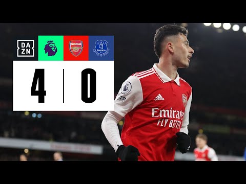 Arsenal vs Everton (4-0) | Resumen y goles | Highlights Premier League