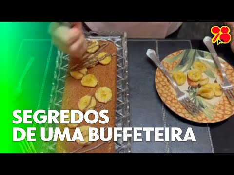 Dona Bernadete Dupin tem uma receita deliciosa, bolo de banana com canela