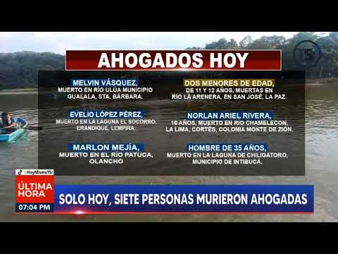 Al menos 7 hondureños murieron ahogados este jueves santo
