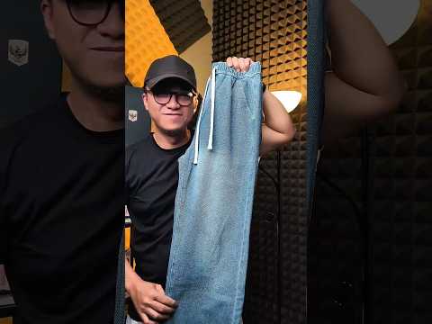 Jeans Baggy Unisex yang lagi viral! 🔥 Celana jeans gombrong Cowok & Cewek