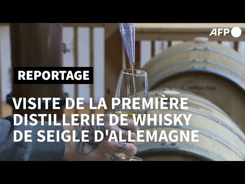 Visite de la première distillerie de whisky de seigle d'Allemagne | AFP