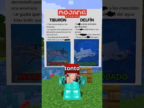 PORQUE NO HAY TIBURONES EN MINECRAFT