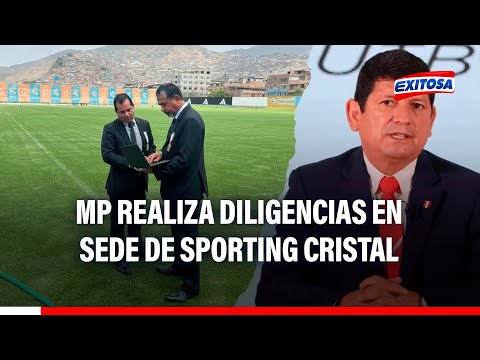 Ministerio Público realiza diligencias en sede del club Sporting Cristal