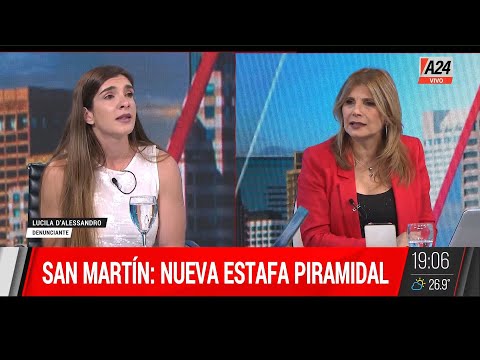 San Martín: nueva estafa piramidal
