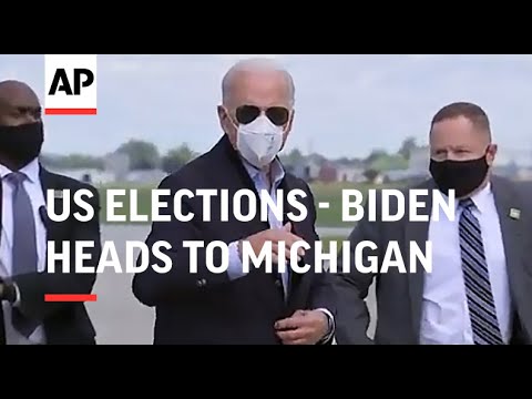 Biden heads to Michigan after negative COVID test