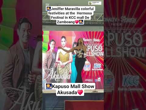 Jeniffer Maravilla at the Hermosa festival 2025 Kapuso Mall show Akusada  #akusada