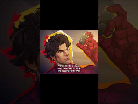 Viktor <strong>being</strong> spider man <strong>new</strong> favorite headcanon #SpiderMan #viktor #arcane #marvelrivals #likе