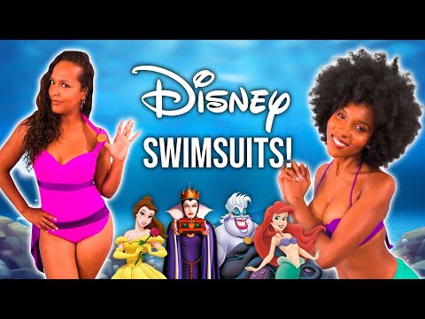 Video: We Try On Disney Swimsuits! *Princesses vs Villains*