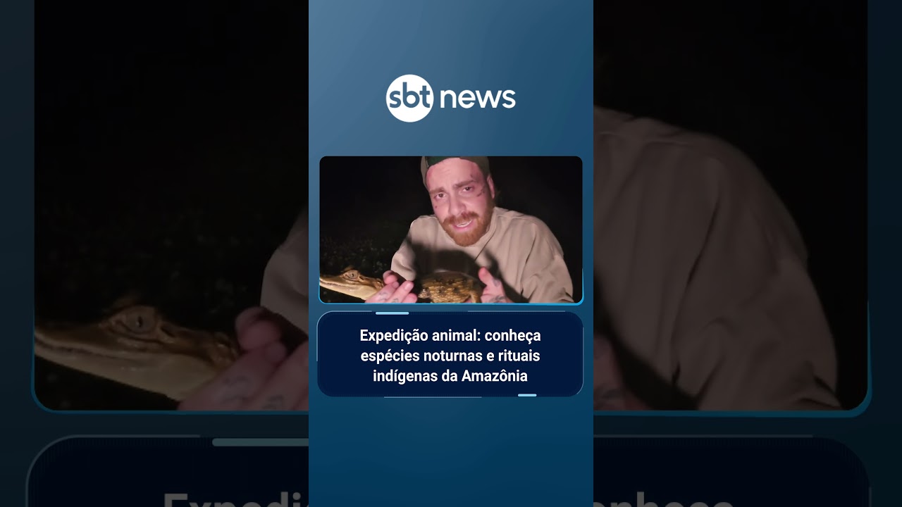 ‘Expedição Animal’: conheça espécies noturnas e rituais de povos originários da Amazônia