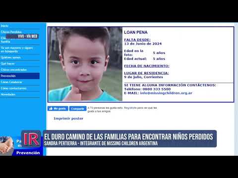 El duro camino de las familias para encontrar a sus niños perdidos