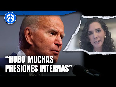 Baja de Joe Biden ya se veía venir”: Sofía Niño de Rivera