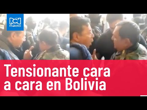 Bolivia: cara cara entre el presidente de Bolivia, Luis Arce, y el general Juan José Zúñiga