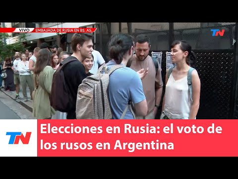 Elecciones en Rusia: el voto de los rusos en la embajada en Buenos Aires