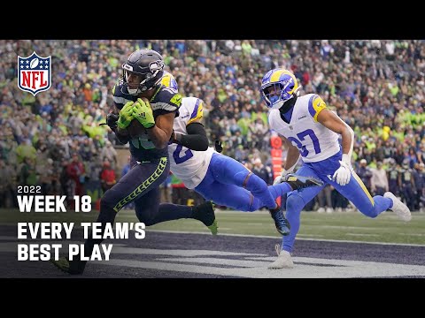 Every Team's Best Play from Week 18 | NFL 2022 Highlights video clip