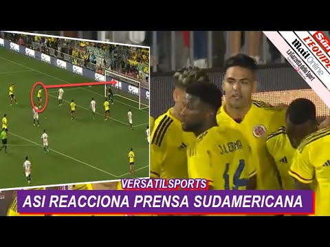 ASI REACCIONA PRENSA SUDAMERICANA a VICTORIA de COLOMBIA vs PARAGUAY