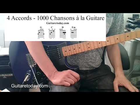 4 ACCORDS qui débloquent 1000 CHANSONS à la guitare (Tuto Facile)