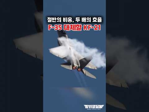 절반의 비용, 두 배의 효율 KF-21?! #shorts #kf21 #k방산 #해외반응