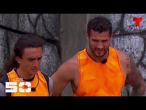 Equipo rosa vs. Equipo naranja ¿quién gana el Reto de Arena? | Los 50 | Telemundo Entretenimiento