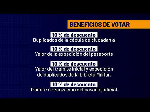 Beneficios al ejercer el derecho a votar este 29 de octubre - Telemedellín