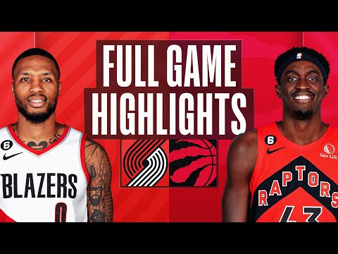 TRAIL BLAZERS at RAPTORS | FULL GAME HIGHLIGHTS | January 8, 2023