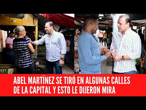 ABEL MARTÍNEZ SE TIRÓ EN ALGUNAS CALLES DE LA CAPITAL Y ESTO LE DIJERON MIRA