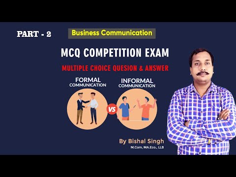 Formal & Informal Communication - Mcq