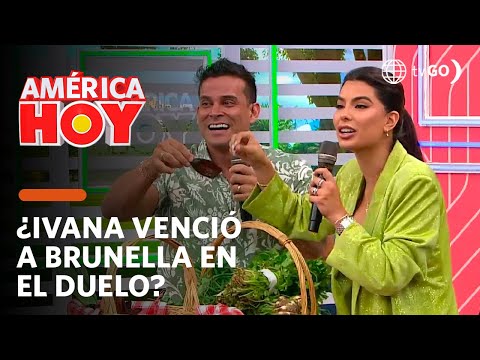 América Hoy: Brunella Horna e Ivana Yturbe se enfrentaron en un duelo de cocina (HOY)