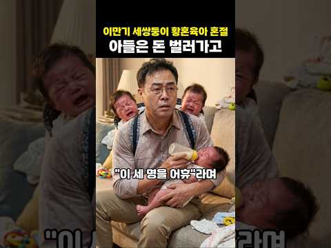 이만기 아들은 돈벌러가고 자기는 손주 <strong>세쌍둥이</strong> 황혼육아 혼절